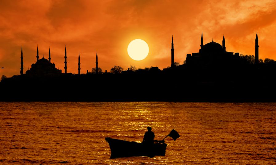 صورة ظليلة لإسطنبول